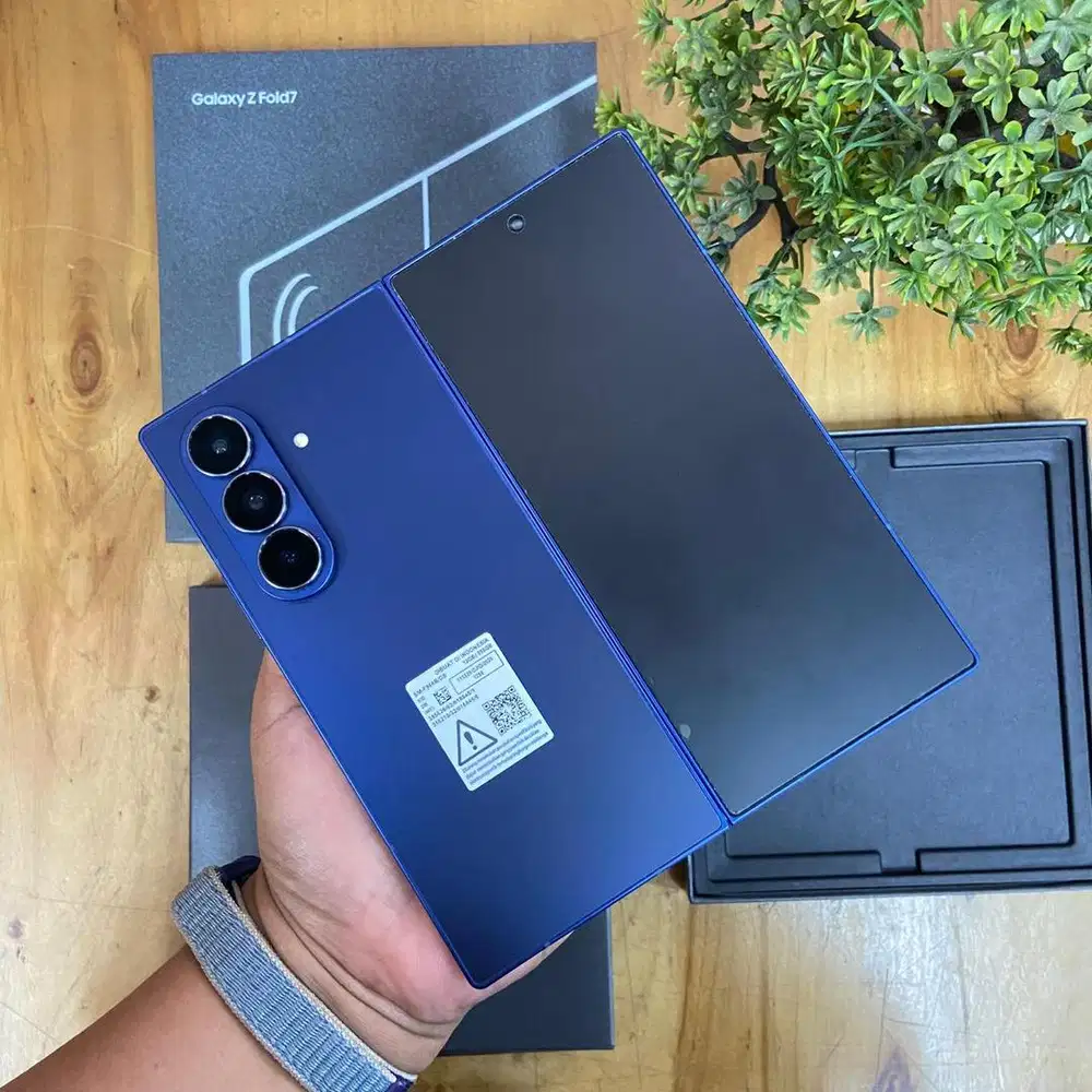 Samsung Z Fold 7 5G 12/256GB Shadow Blue Super Mulus resmi SEIN