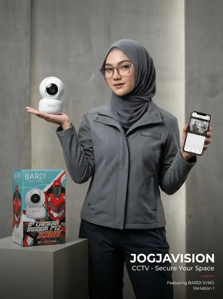 Cctv wireless bardi jernih bisa gerak rotasi
