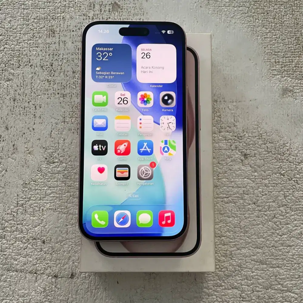 iPhone 15 iBox PA/A Warna Pink 128GB