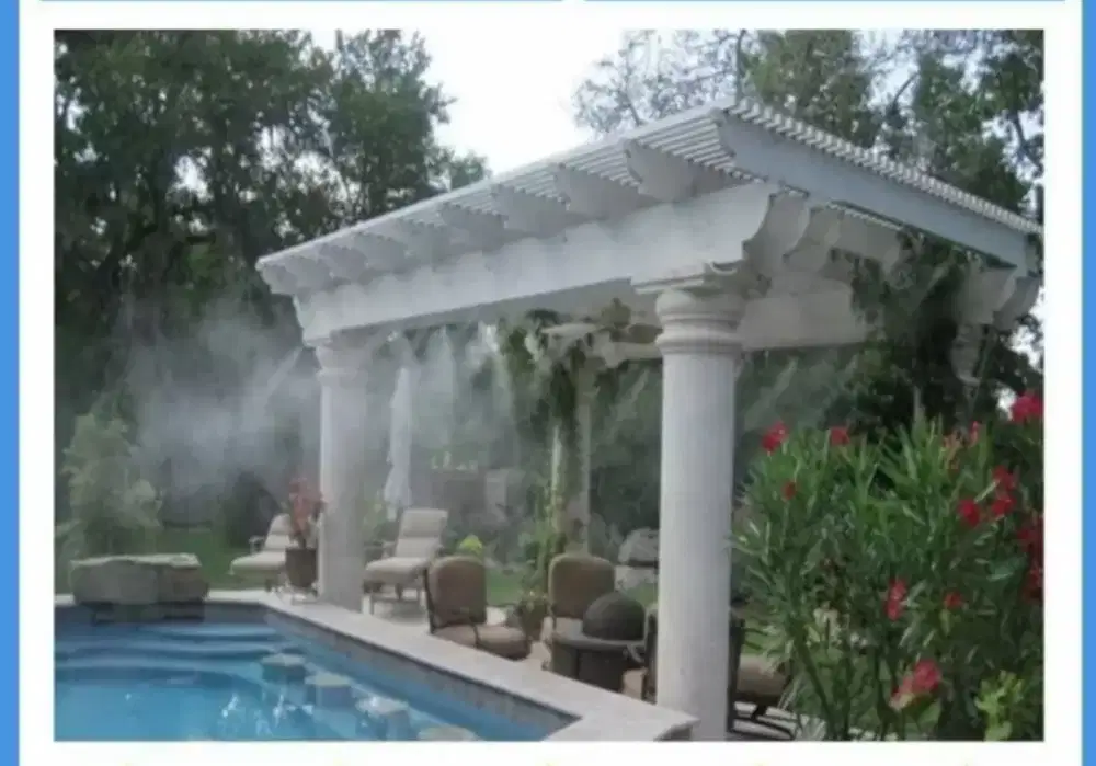 Paket misting 30 titik nozzle dan konektor sliplock selang 50 m