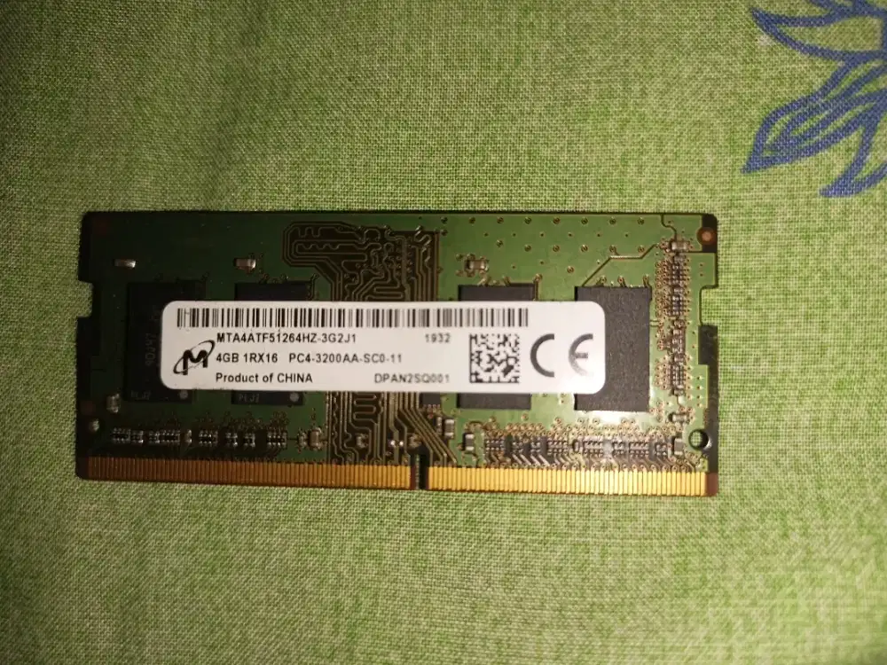 RAM LAPTOP SODIMM DDR4 MICRON 4GB
