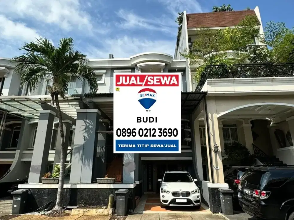 Disewa Dijual Rumah Bukit Gading Mediterania Kelapa Gading Furnish Rapih 5+1 KT 3 Tk 6 X 18