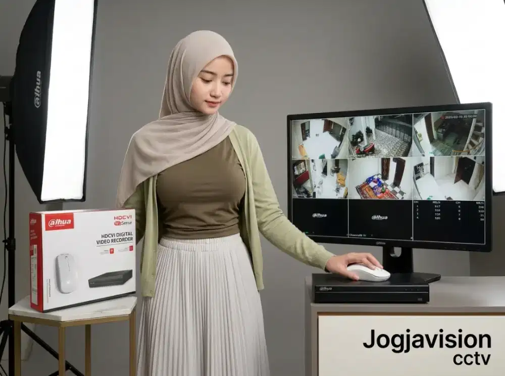 Paket cctv dahua full hd 1080p jamin jernih gratis pasang
