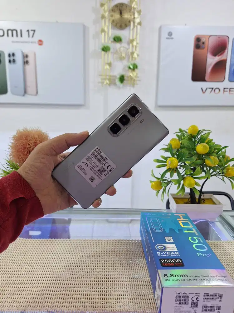 Infinix Hot 50 Pro Plus Ram (8+8) 16Gb/ 256Gb Fullset Mulus Ori 100%