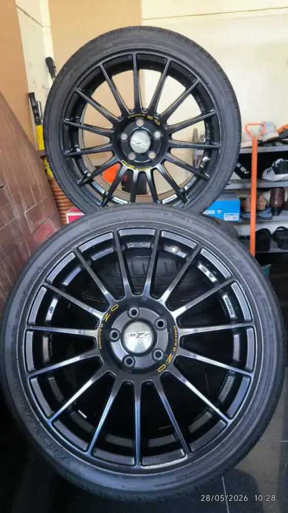 Velg OZ Original R18 5x 112 + ban Good Condition 25jt Nego