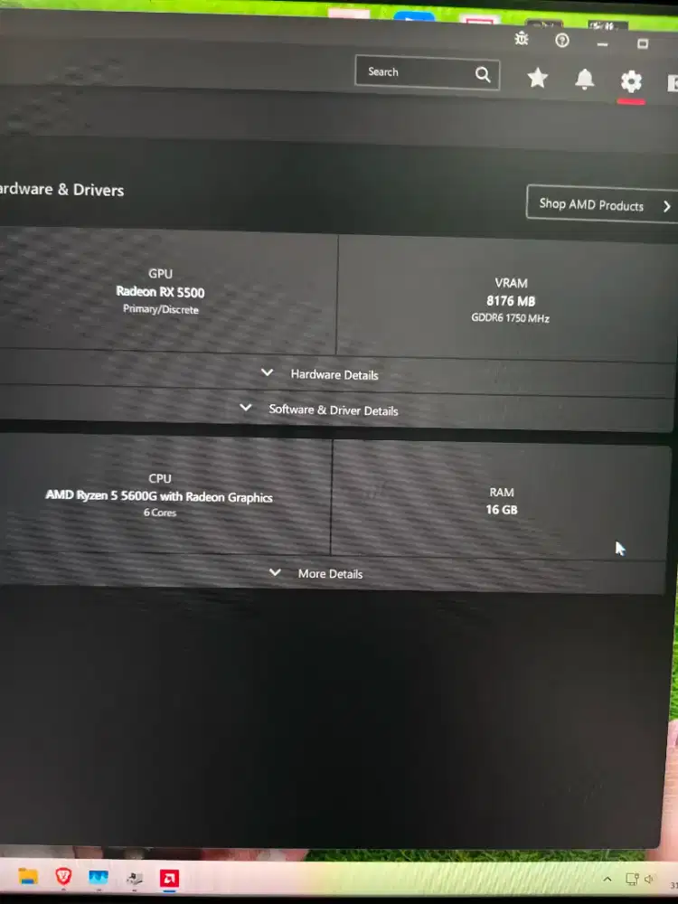 PC amd ryzen 5600g fullset siap pakai
