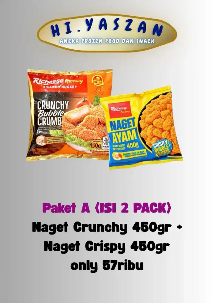 Frozen food naget+naget