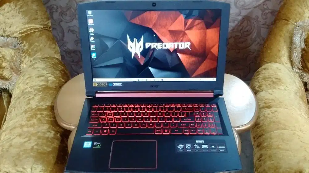 Laptop Gaming NVIDIA GTX Editing Acer Nitro i7 8300H Ram 16GB SSD512GB