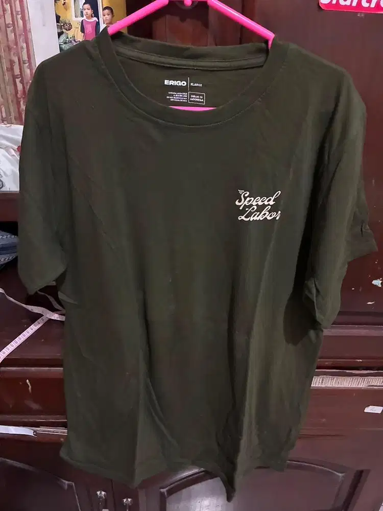 Kaos Erigo Green Size XL Original