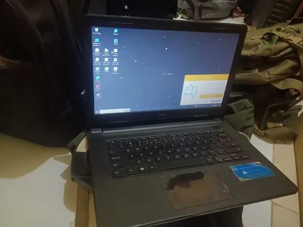 lactop dell inspiron 3458 ram 4 hdd 512 corei3 normal smua unit sm cas