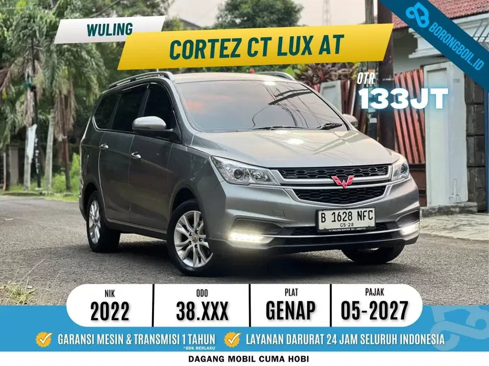 SEDIA BARCODE PERTALITE Wuling Cortez CT Lux AT 2022