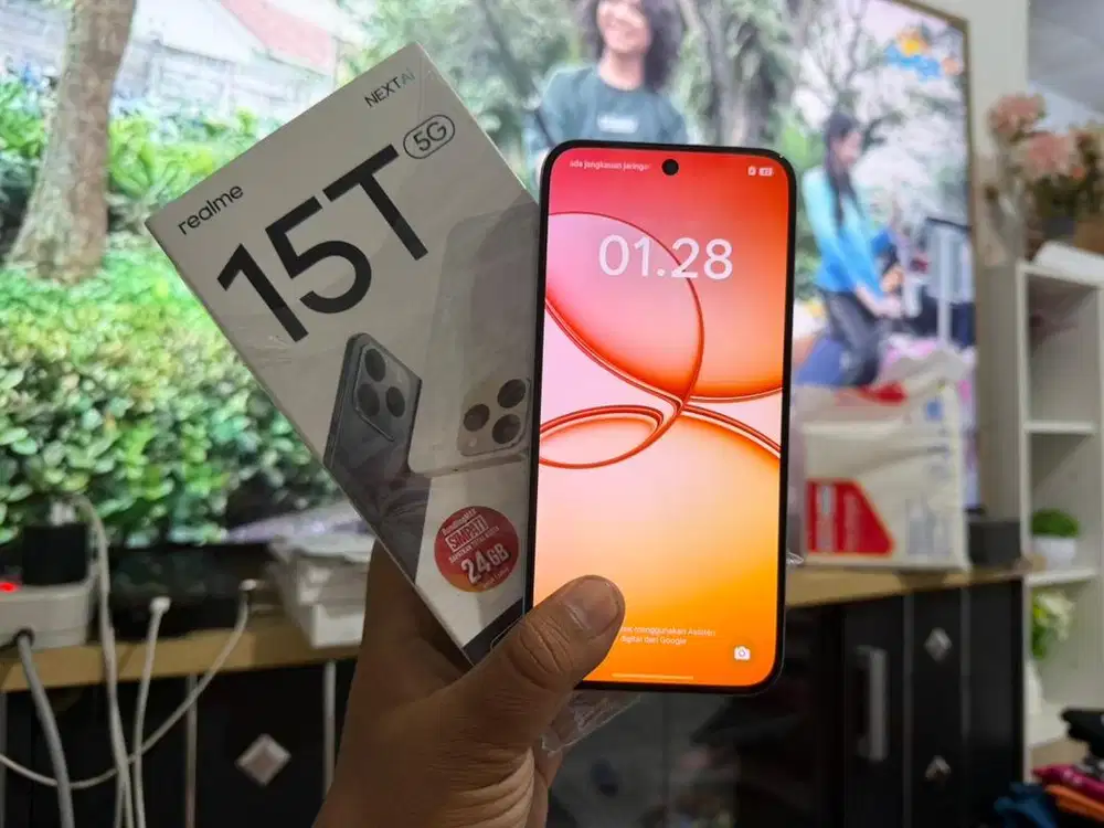 Realme 15t 8/256gb mulus 1000% seperti baru fullset