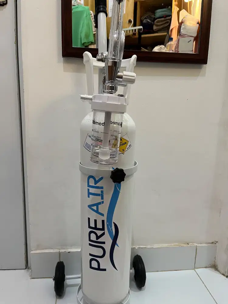 Tabung Oksigen 6,7 Liter Pureair 1 Set Lengkap