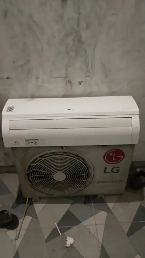 AC inverter LG stengah PK normal dingin