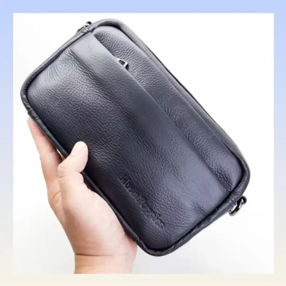 TAS CLUTCH PRIA HUSH PUPPIES HPP918 FULL LEATHER