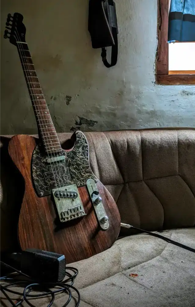 Gitar Telecaster Full Rosewood Solid George Harrison