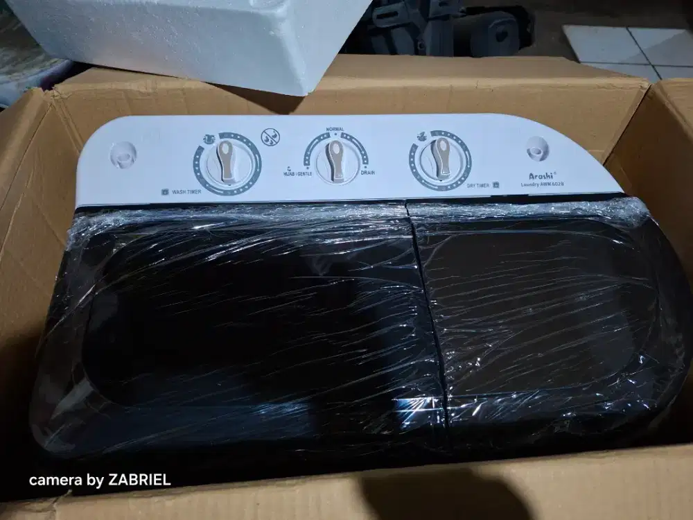 Mesin Cuci Arashi 2 tabung 6kg