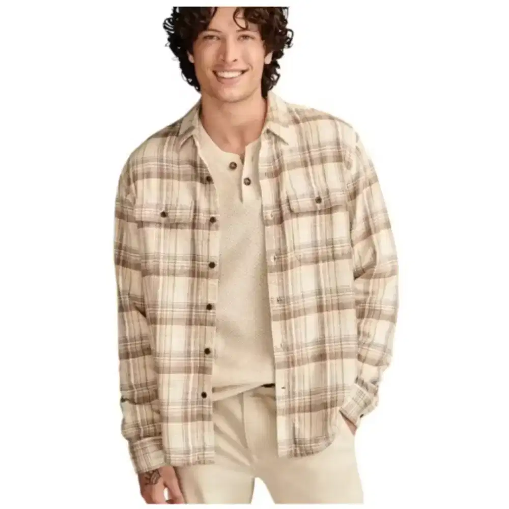 flanel prelove luckybrand tebal brand luar