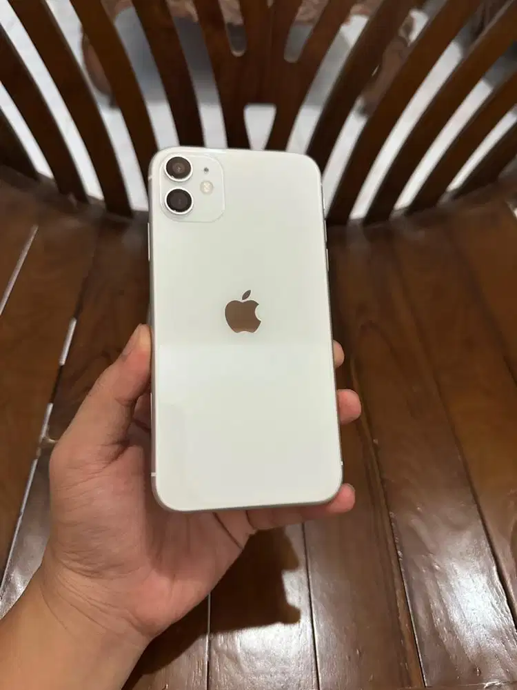 Iphone 11 64gb White, Inter Bisa Semua Kartu, Fullset