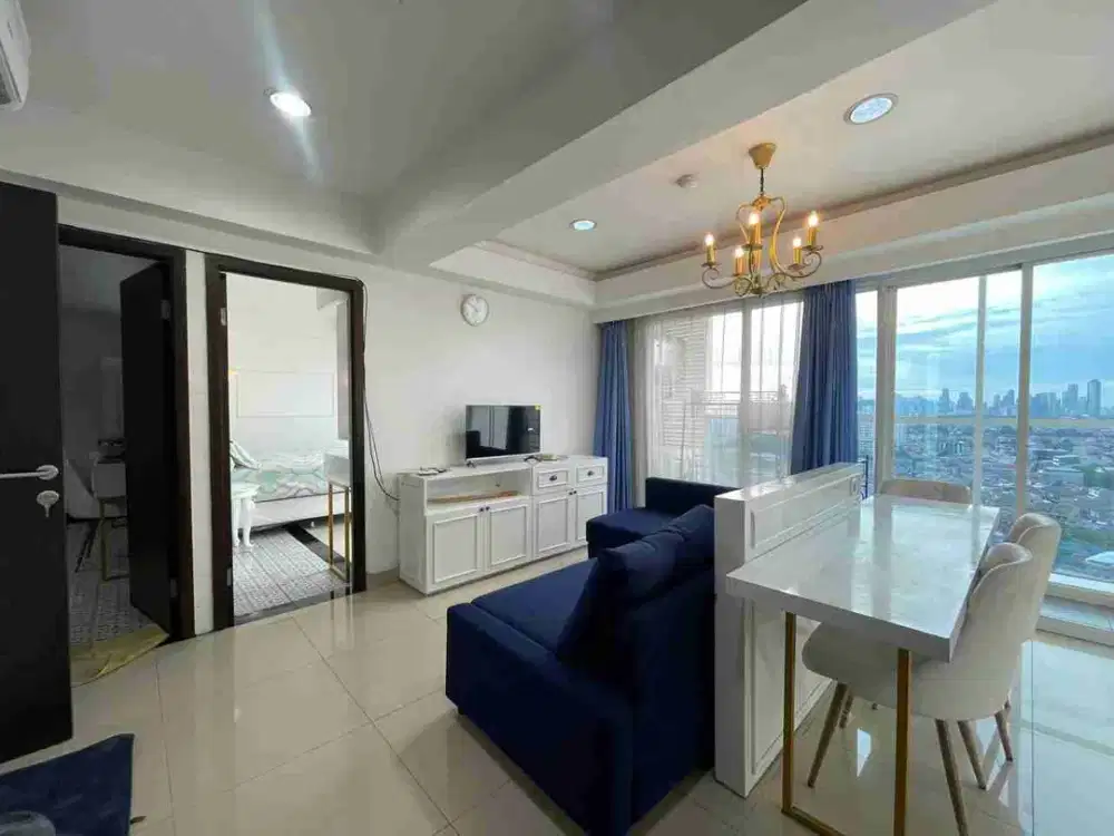 Dijual 2 Bedroom Big Size Tamansari Hive Furnished Lokasi Strategis Di Cawang Dekat Bandara Halim Perdanakusuma