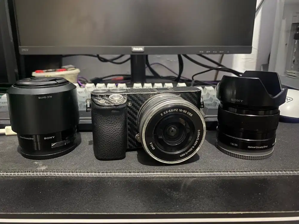 Sony a6000+lensa kit *baca deskripsi