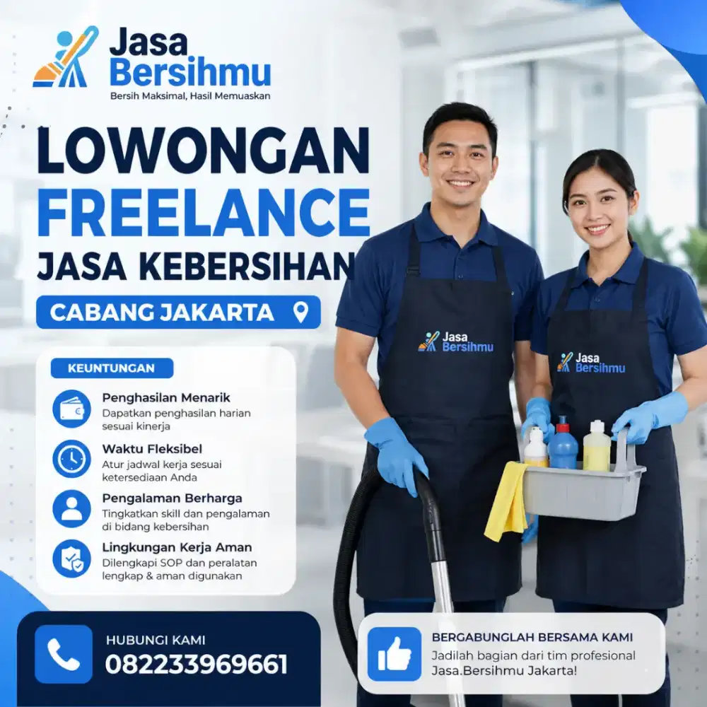 Lowongan Freelance Jasa Bersih