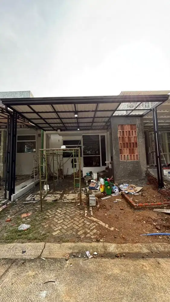 Pemasangan kanopi minimalis