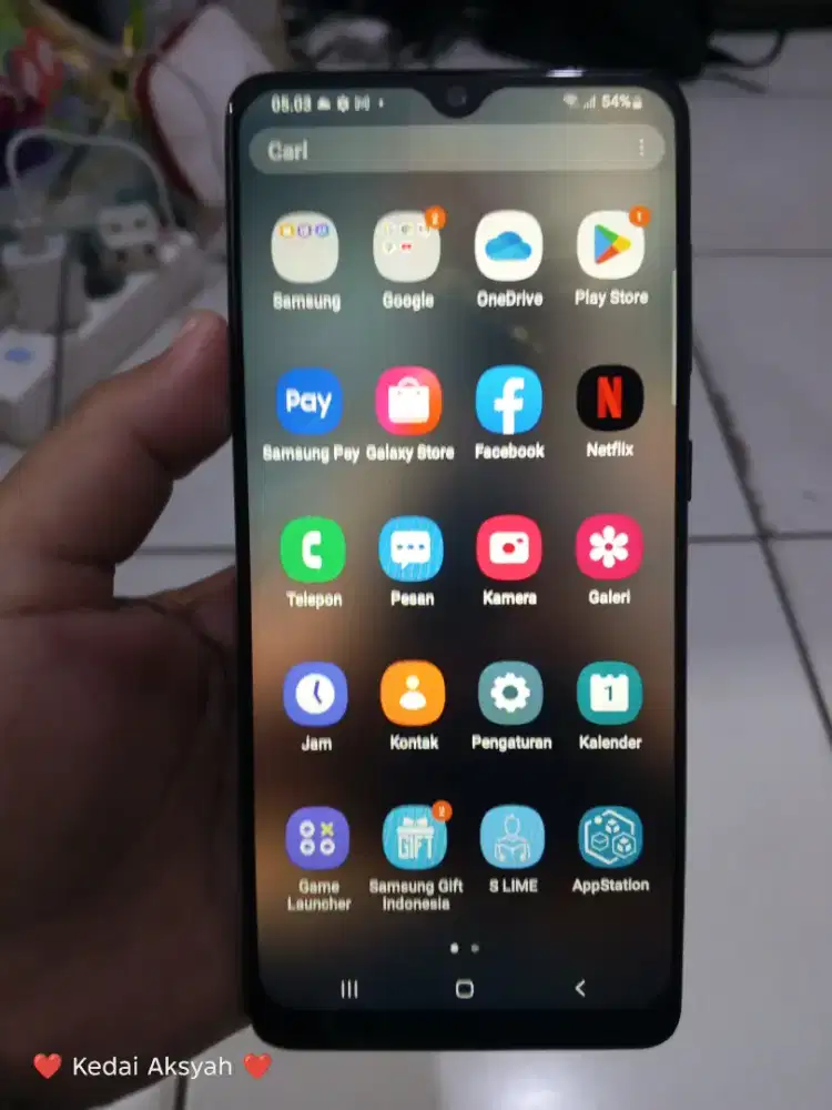 BU hp samsung A31 6/128 mulus batere awet nfc on min fp off komplit