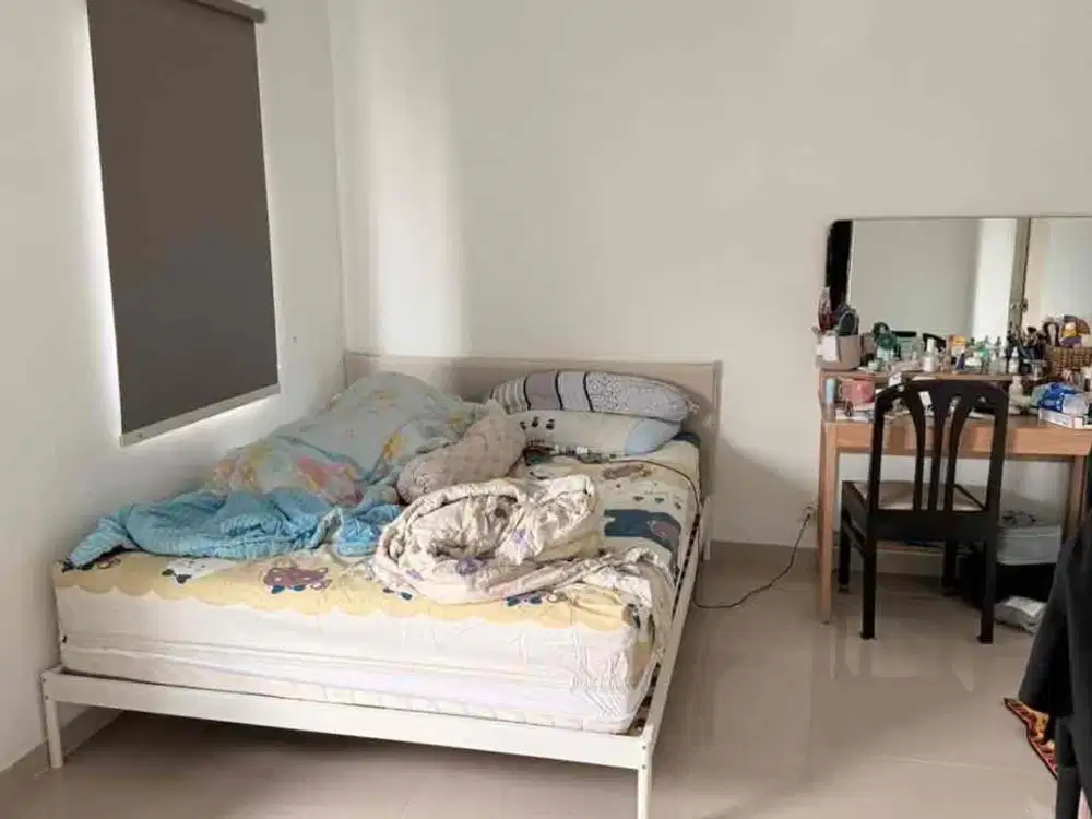 Jual Cepat Apartemen Gading Mediterania 3 Kamar Semi Furnish siap pakai kelapa gading Lantai Granit termurah