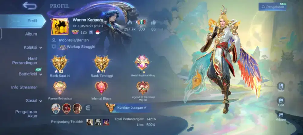 Akun Games Mobile Legends