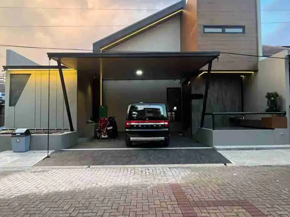 DIJUAL RUMAH CANTIK, BARU RENOVASI 2 LANTAI DLM CLUSTER BUKIT CIMANGGU CITY, DKT TOLL, STRATEGIS BEBAS BANJIR