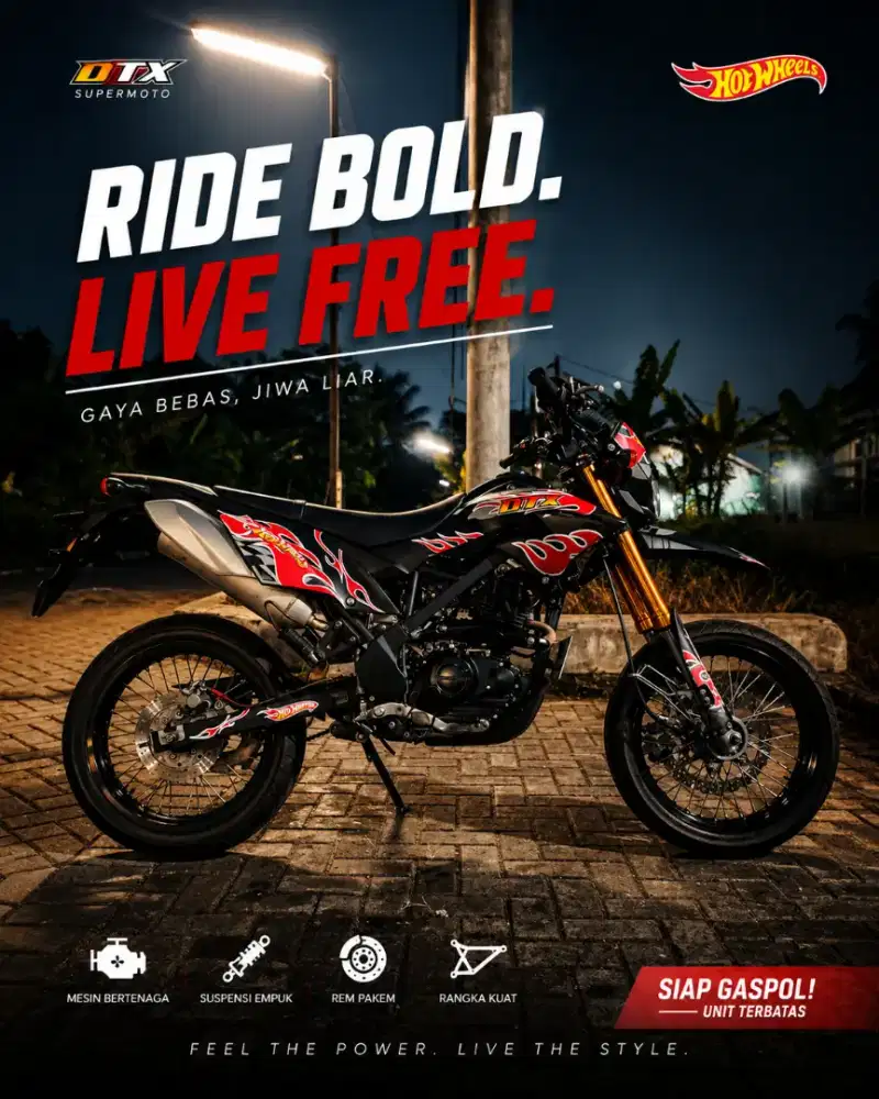 Di rual Kawasaki D-TRACKER