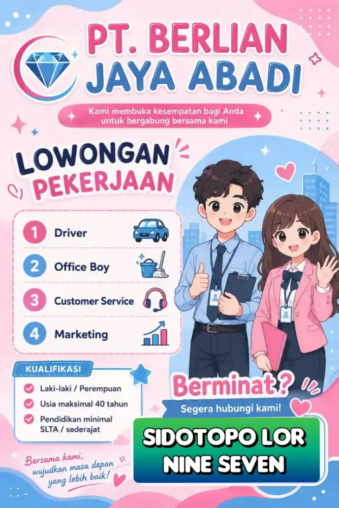 Lowongan Kerja Loker Sales SPG Market Freelance