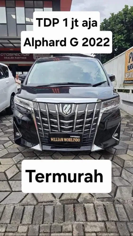 Toyota Alphard G 2.5 Tahun 2022 sangat terawat istimewa TerMurah