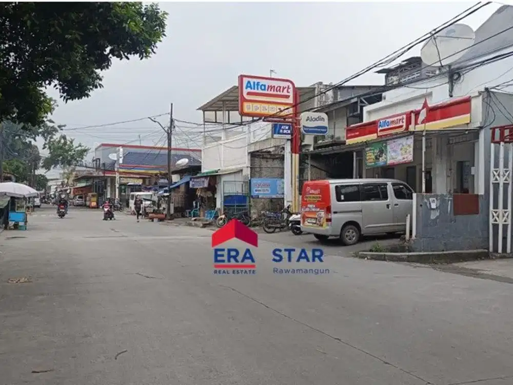 Dijual Tanah Luas Bonus Rumah dan Ruang Usaha Harga Murah di Pulo Gadung Jaktim