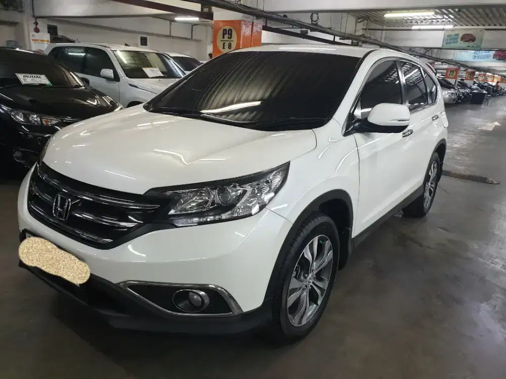 Honda CRV 2.4 Prestige 2014 Putih Mulus Low KM Siap Pakai Dp Murah