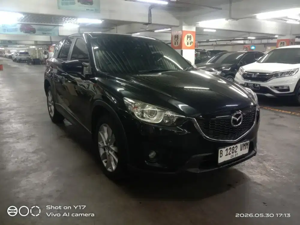 Mazda CX5 GT 2.5 2014 Hitam R19 Pajak Pjg Low KM Mulus Bagus Sekali