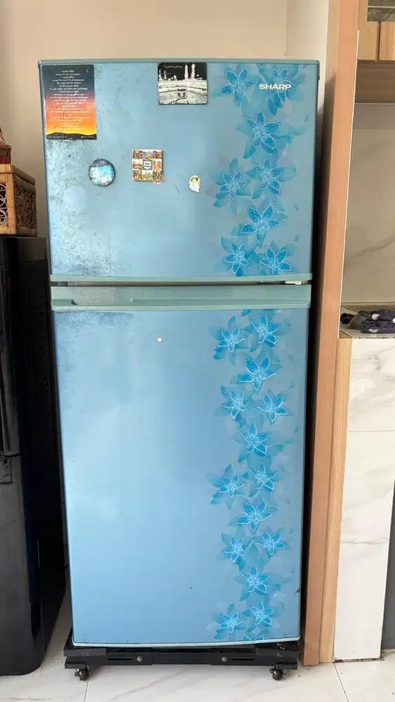 kulkas sharp 2 pintu second