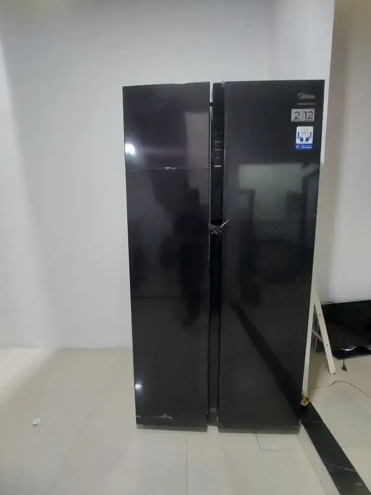 Dijual: Kulkas Midea Baru Side by Side (jual karena salah beli)