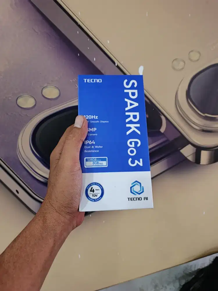 [ Fast respon WA ] Tecno Spark GO3 4+4/128 Garansi resmi 13bln