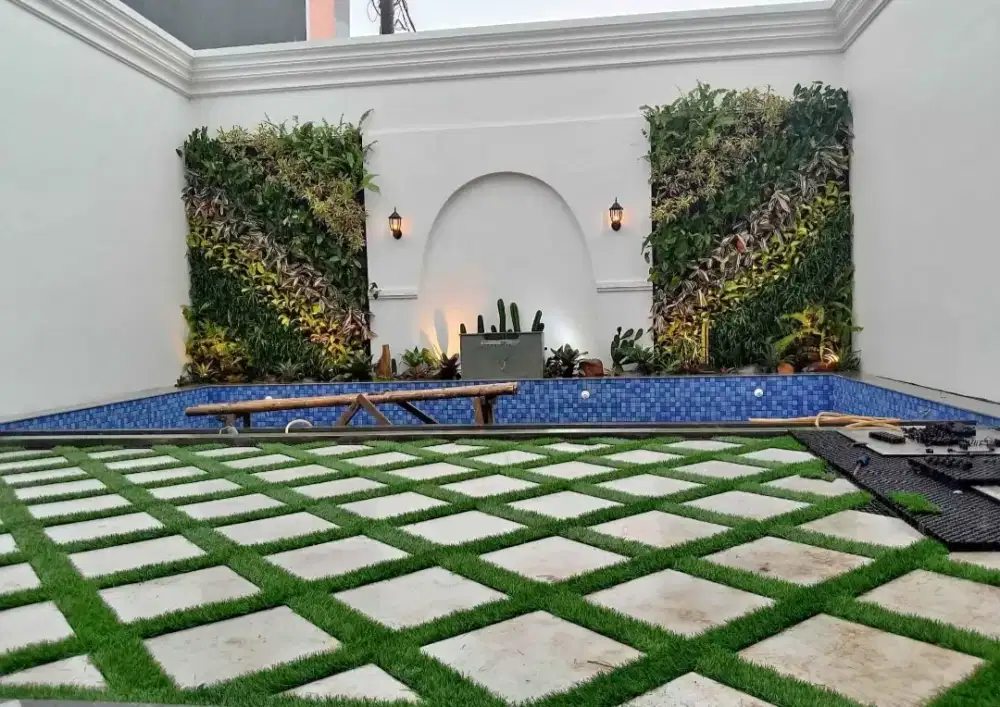 Taman vertikal bergaransi