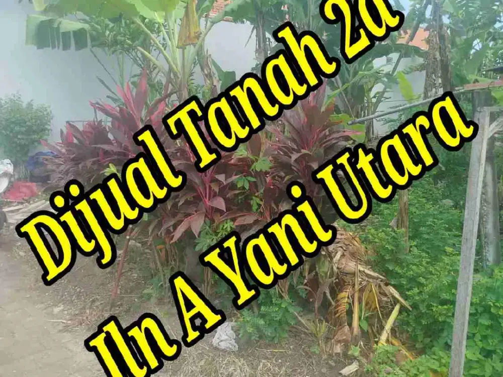 Dijual Tanah 2a di Jln Gajah Sura, A Yani utara Denpasar Bali