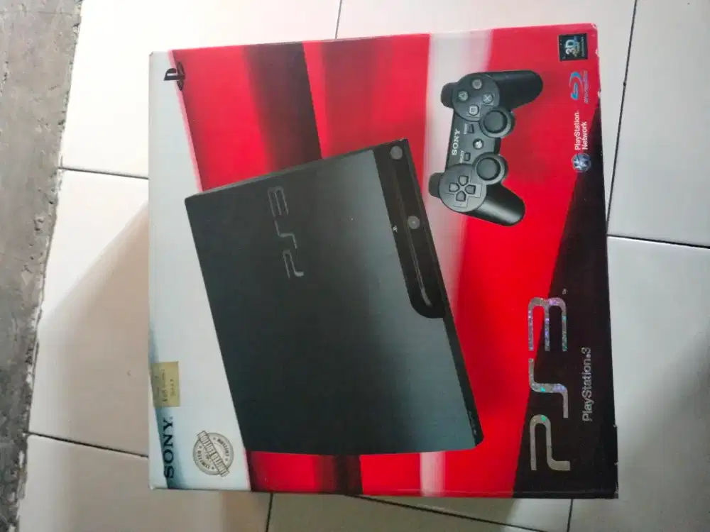 PS3 500GB kumplit dus unit stik 2