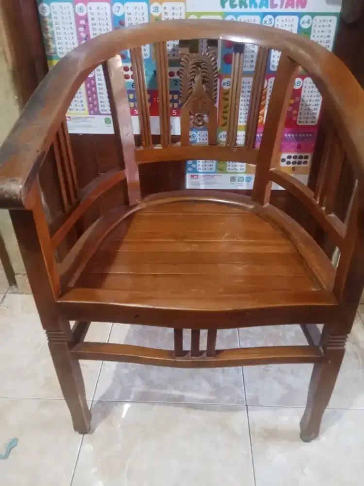 Kursi tamu atau teras jati jadul