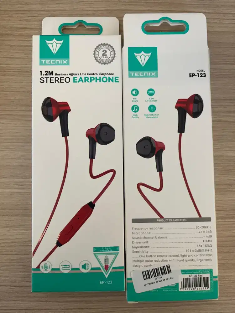 HF Cable Tecnix EP-123 Red