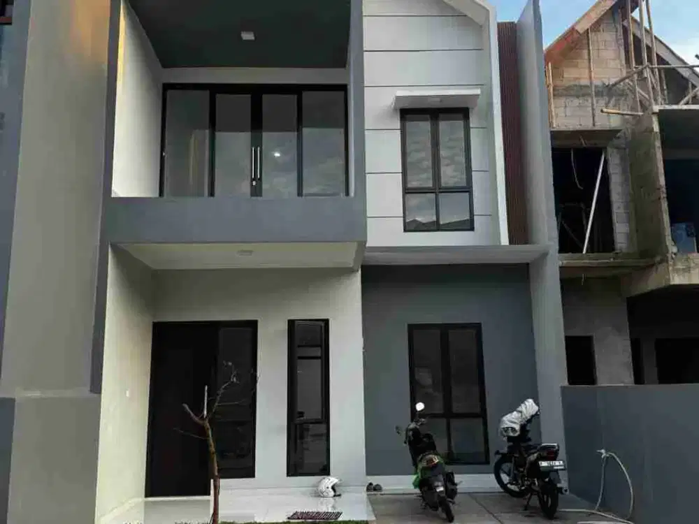 Dijual rumah baru 2 lantai 750 jt nego dekat tol Limo Depok