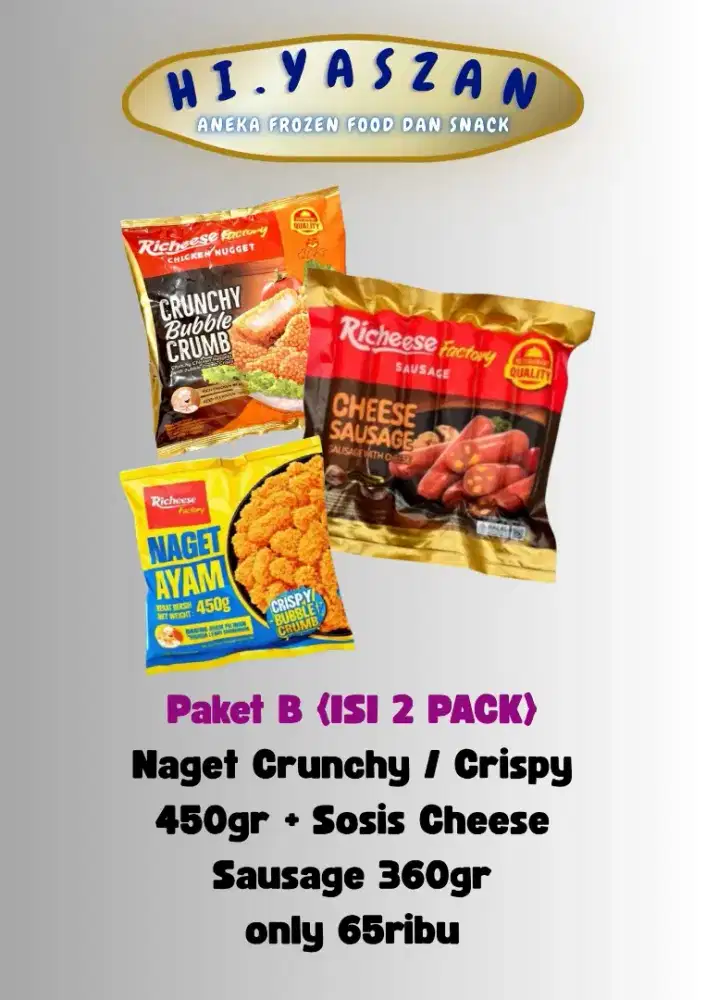 Naget Sosis Richeese Frozen