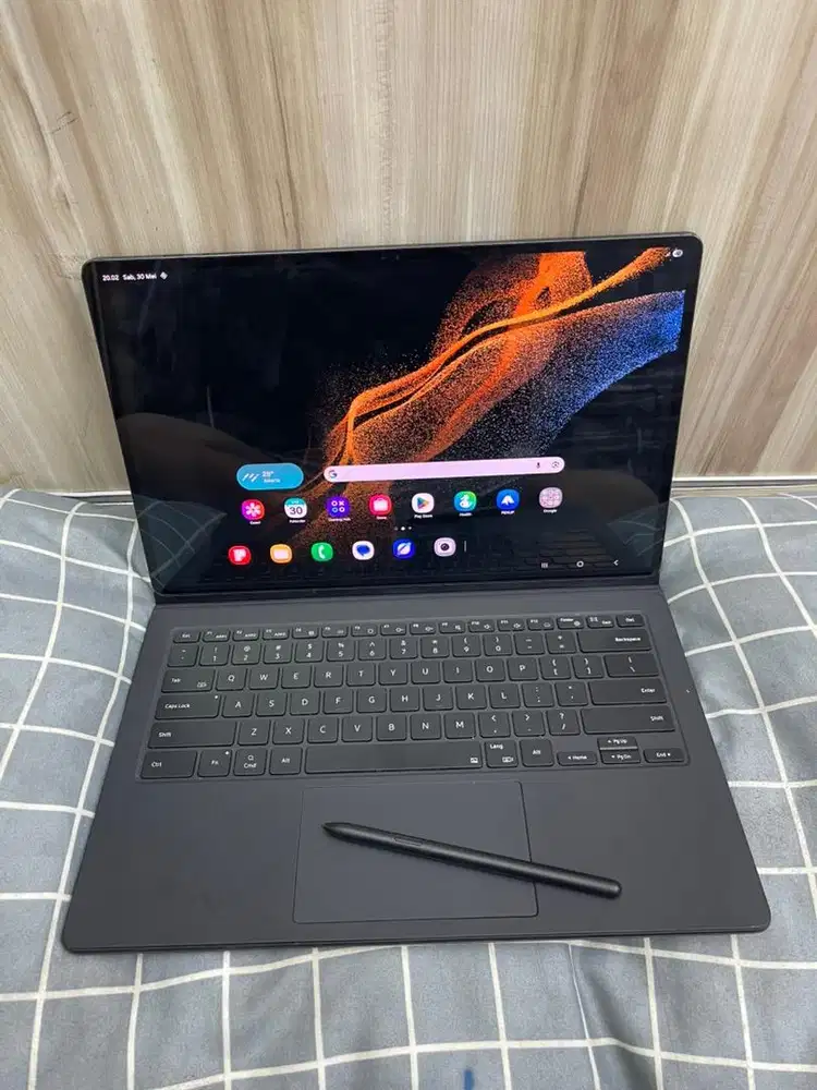 Samsung Galaxy Tab S8 Ultra 5g 12/256gb fulset keybord spen original