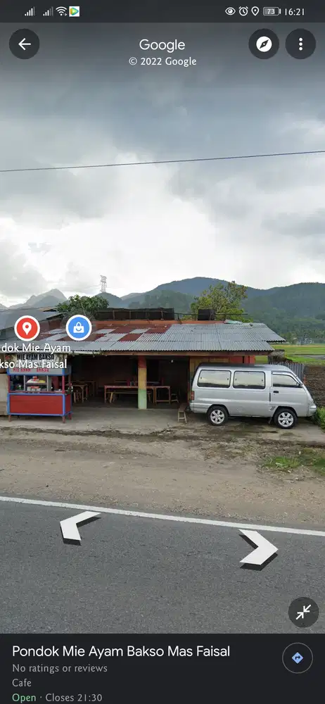 Rumah Toko Sederhana Usaha Mie Bakso di Jln Bukittinggi - Payakumbuh