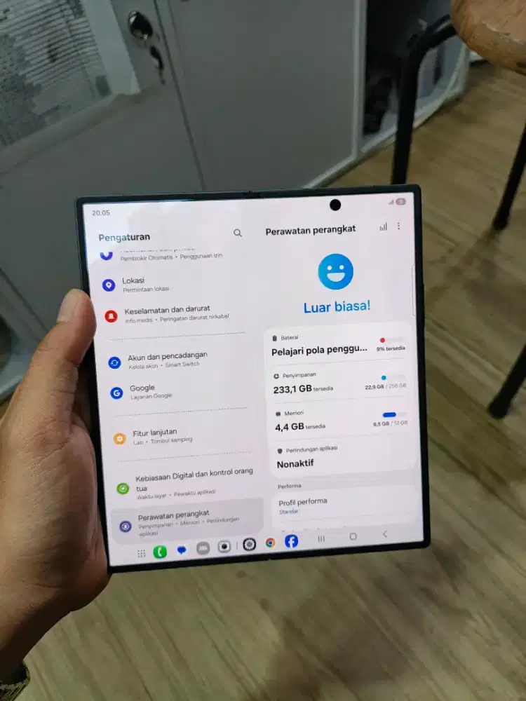 SAMSUNG ZFOLD 7 12/256 tanpa minus